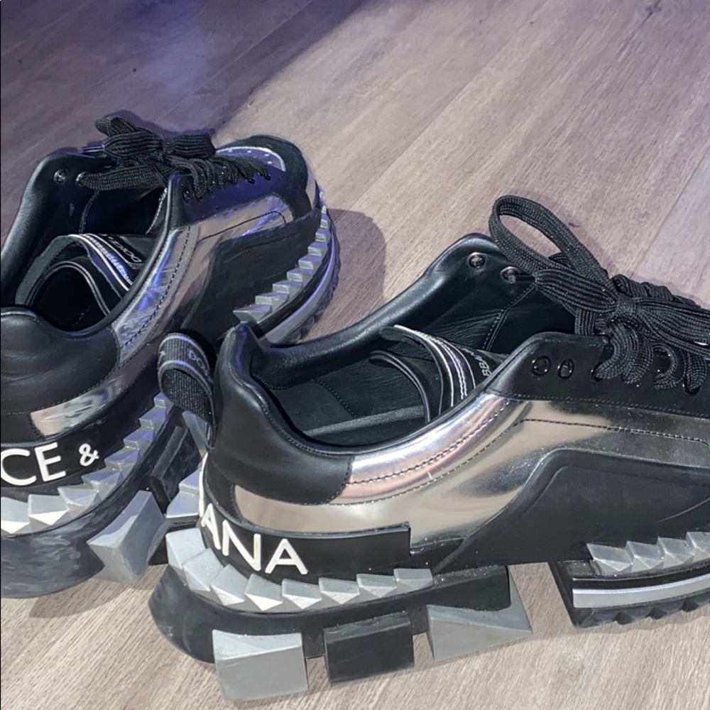 DOLCE & GABBANA TWO TONE SUPER KING SNEAKERS